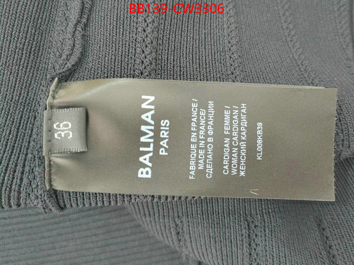 Clothing-Balmain,1:1 replica , ID: CW3306,$: 139USD