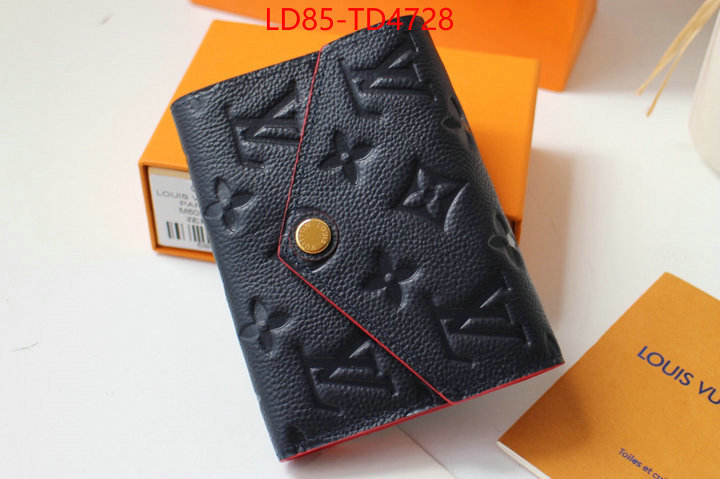 LV Bags(TOP)-Wallet,ID: TD4728,$: 85USD