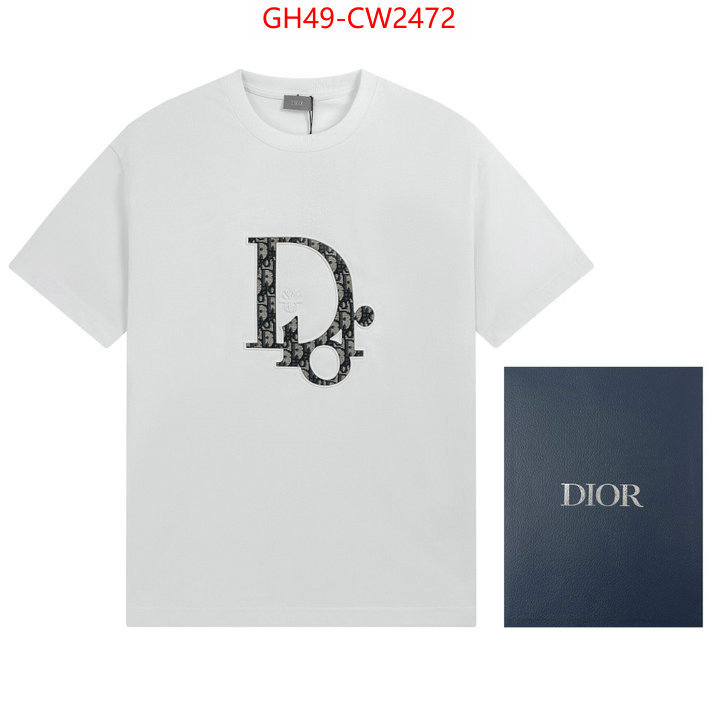 Clothing-Dior,found replica , ID: CW2472,$: 49USD