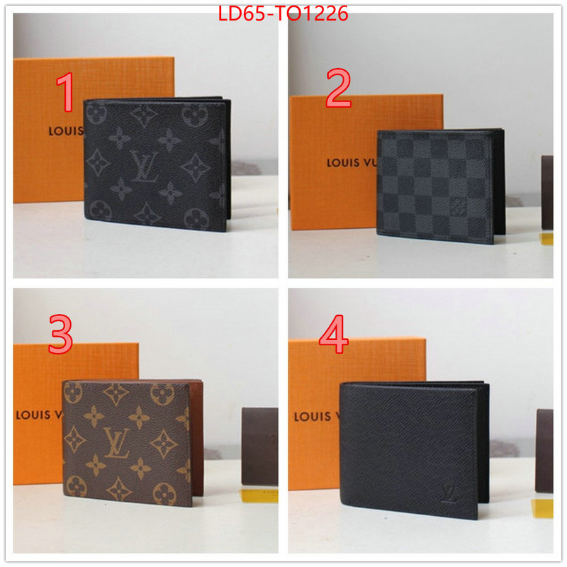 LV Bags(4A)-Wallet,flawless ,ID: TO1226,$: 65USD
