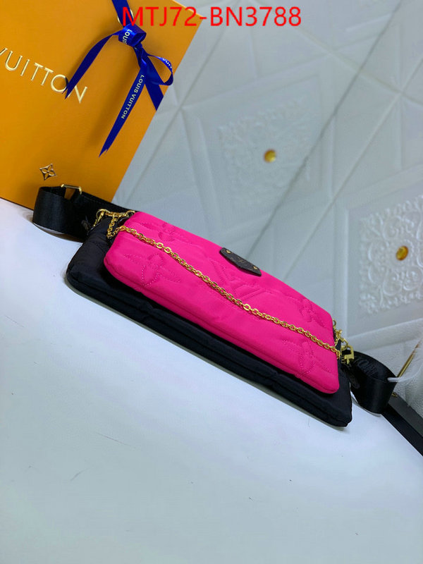 LV Bags(4A)-New Wave Multi-Pochette-,the best affordable ,ID: BN3788,$: 72USD