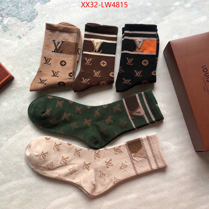 Sock-LV,luxury fashion replica designers , ID: LW4815,$: 32USD