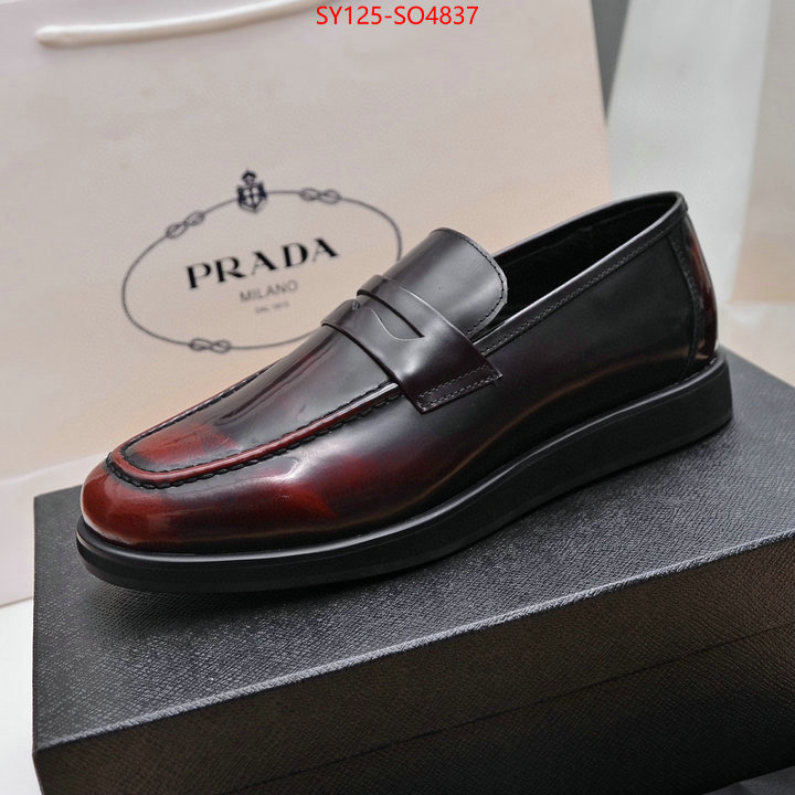 Men Shoes-Prada,designer 1:1 replica , ID: SO4837,$: 125USD