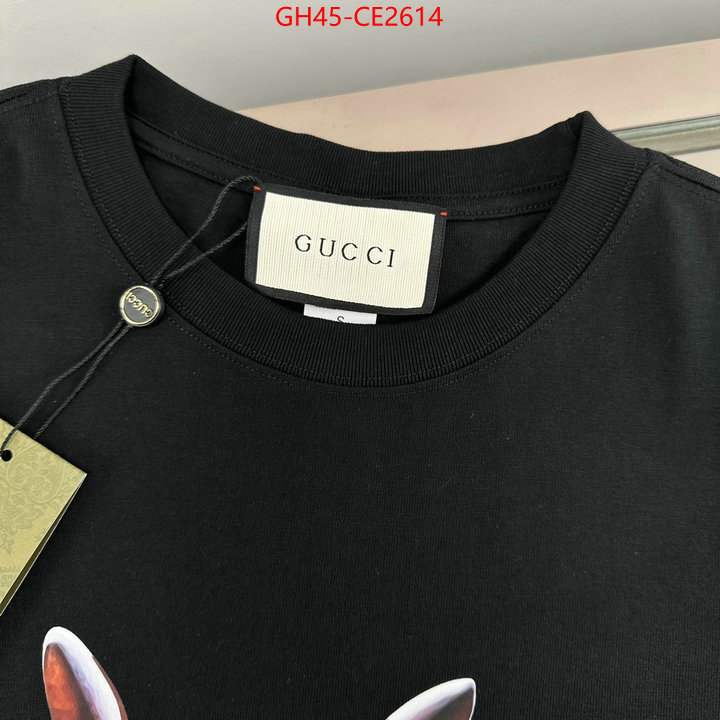 Clothing-Gucci,the top ultimate knockoff , ID: CE2614,$: 45USD