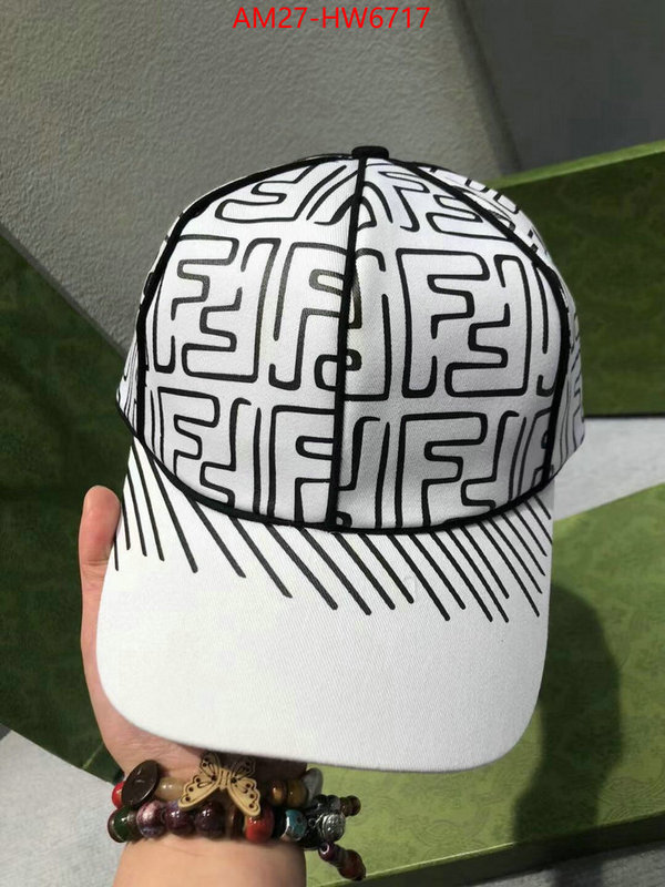 Cap (Hat)-Fendi,wholesale replica shop , ID: HW6717,$: 27USD