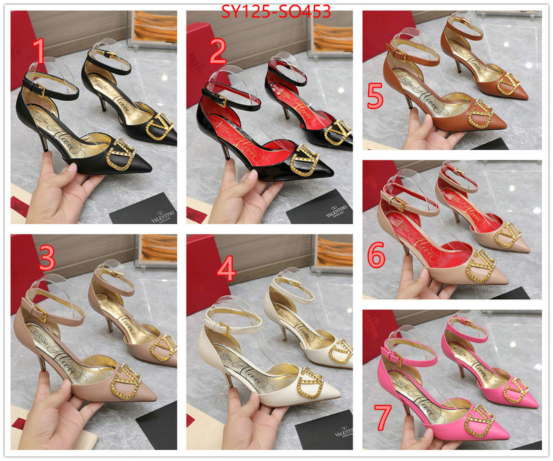 Women Shoes-Valentino,aaaaa+ class replica , ID: SO453,$: 125USD