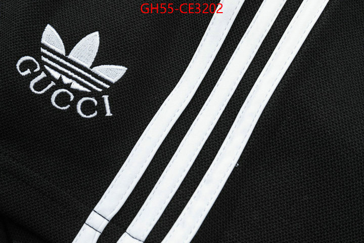 Clothing-Gucci,the best , ID: CE3202,$: 55USD