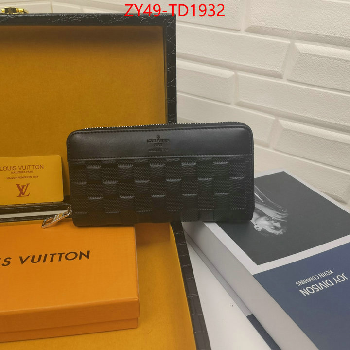 LV Bags(4A)-Wallet,ID: TD1932,$: 49USD