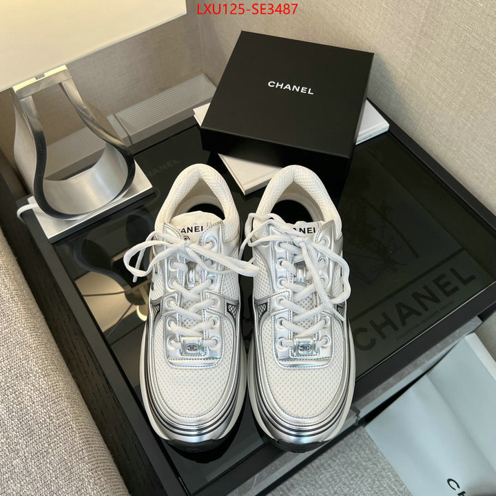 Women Shoes-Chanel,replica sale online , ID: SE3487,$: 125USD