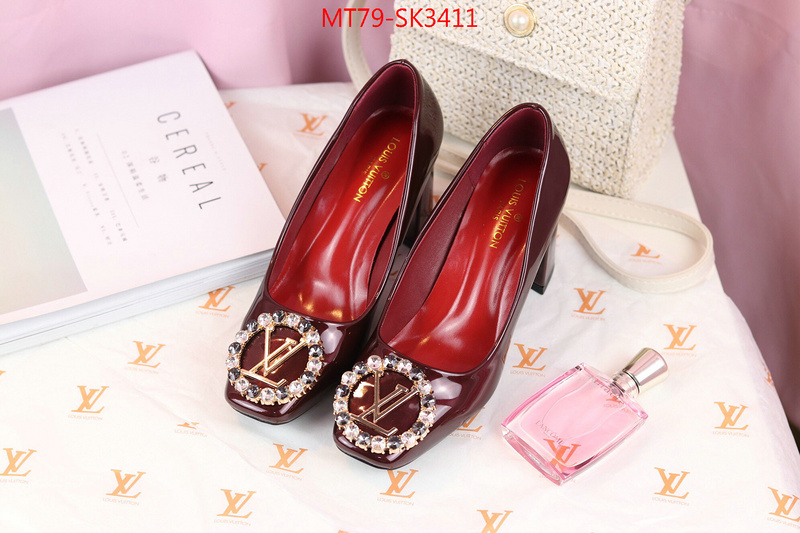 Women Shoes-LV,counter quality , ID: SK3411,$:79USD