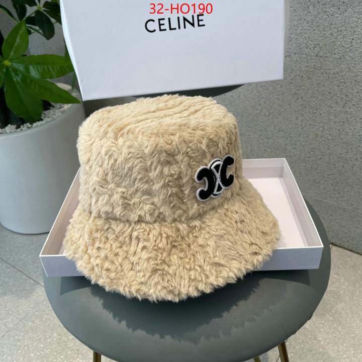 Cap (Hat)-Celine,designer 1:1 replica , ID: HO190,$: 32USD