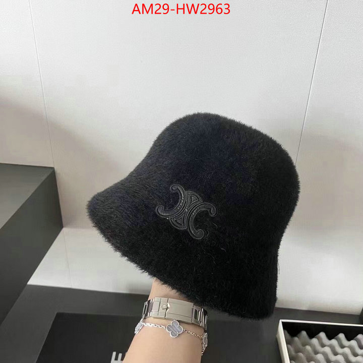 Cap (Hat)-Celine,luxury fake , ID: HW2963,$: 29USD