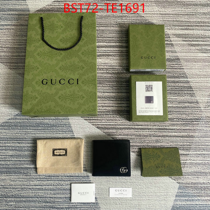Gucci Bags(TOP)-Wallet-,only sell high-quality ,ID: TE1691,$: 72USD