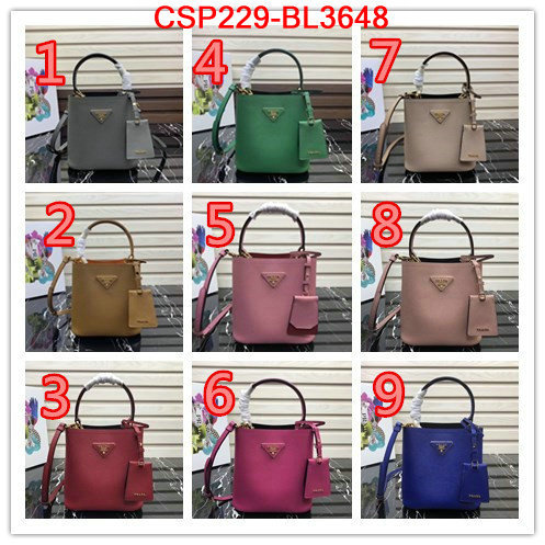 Prada Bags(TOP)-Diagonal-,ID: BL3648,$: 229USD