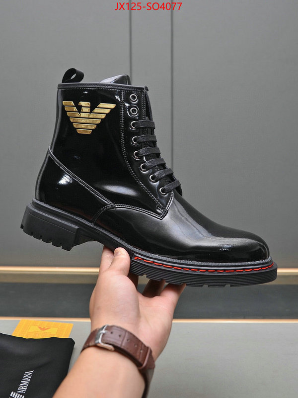 Men Shoes-Boots,buy first copy replica , ID: SO4077,$: 125USD