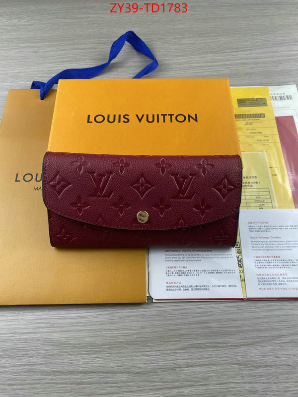 LV Bags(4A)-Wallet,ID: TD1783,$: 39USD