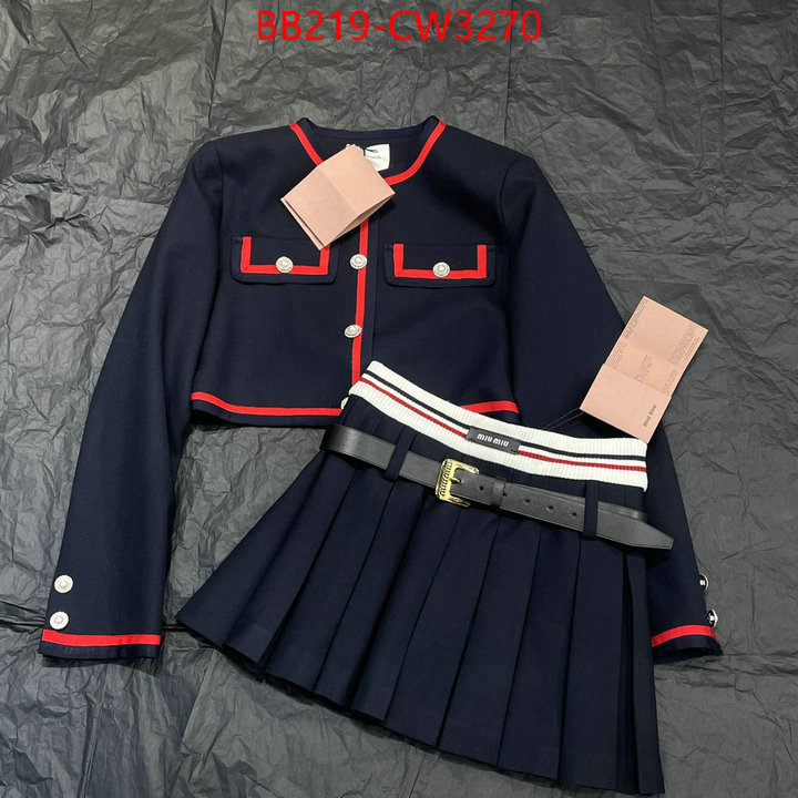 Clothing-MIU MIU,copy , ID: CW3270,$: 219USD