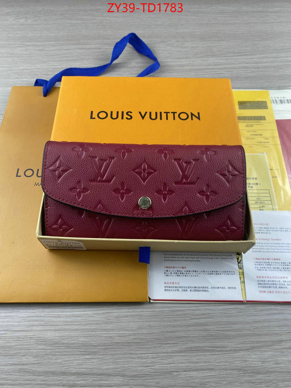 LV Bags(4A)-Wallet,ID: TD1783,$: 39USD