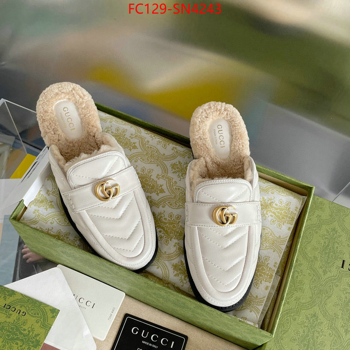 Women Shoes-Gucci,best fake , ID: SN4243,$: 129USD