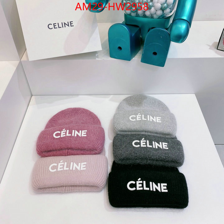 Cap (Hat)-Celine,buy first copy replica , ID: HW2958,$: 29USD