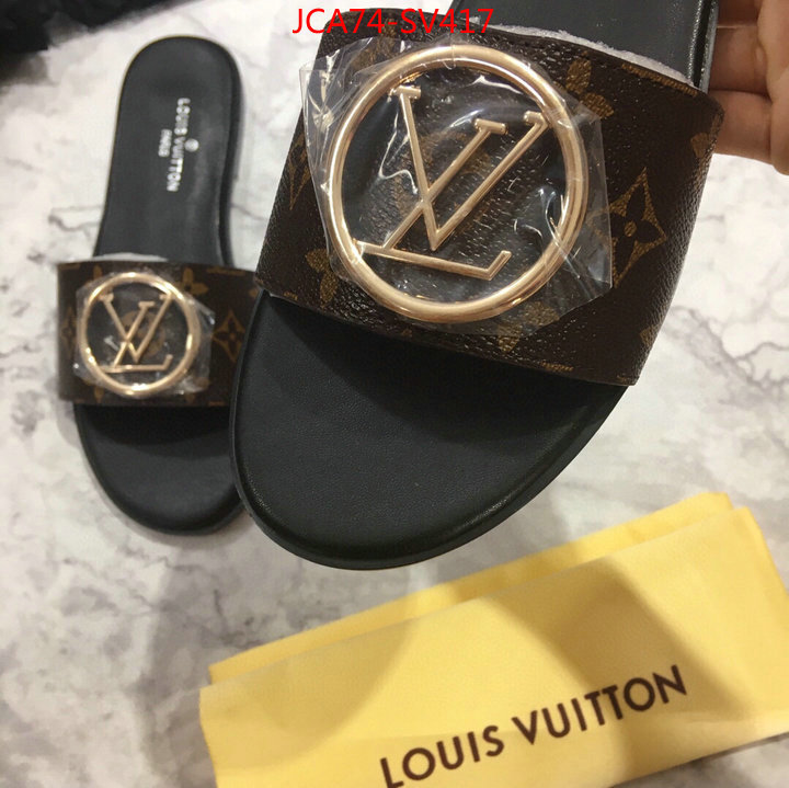 Women Shoes-LV,what 1:1 replica , ID: SV417,$:74USD