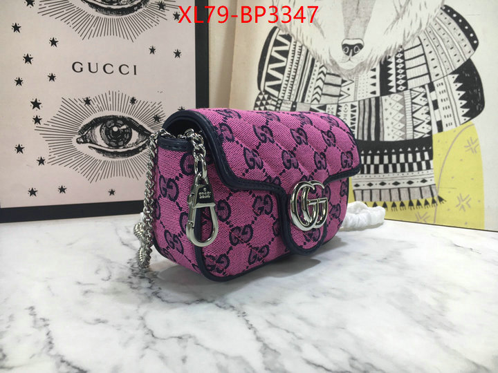 Gucci Bags(4A)-Marmont,2023 replica wholesale cheap sales online ,ID: BP3347,$: 79USD