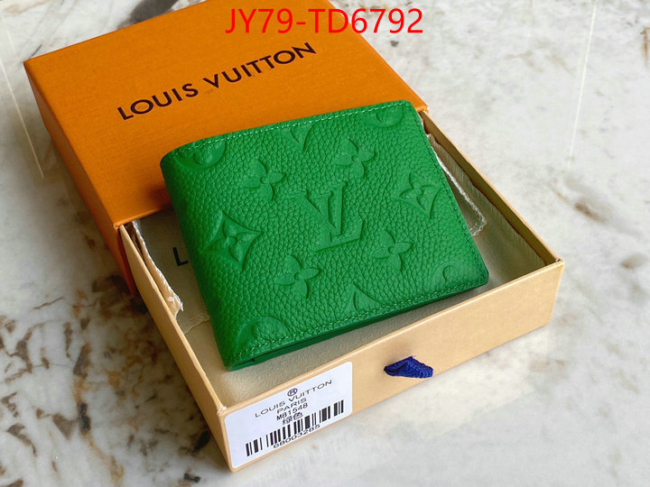 LV Bags(TOP)-Wallet,ID: TD6792,$: 79USD