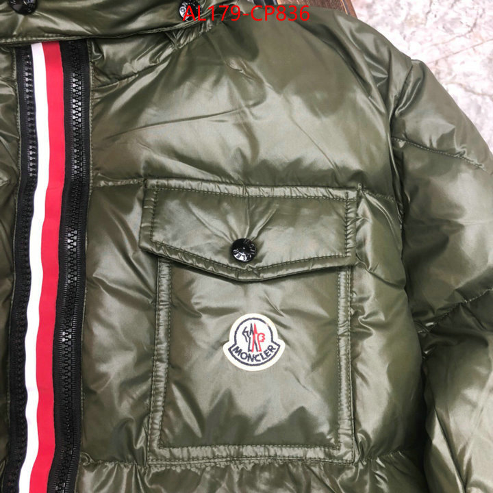 Down jacket Men-Moncler,best capucines replica , ID: CP836,$:179USD