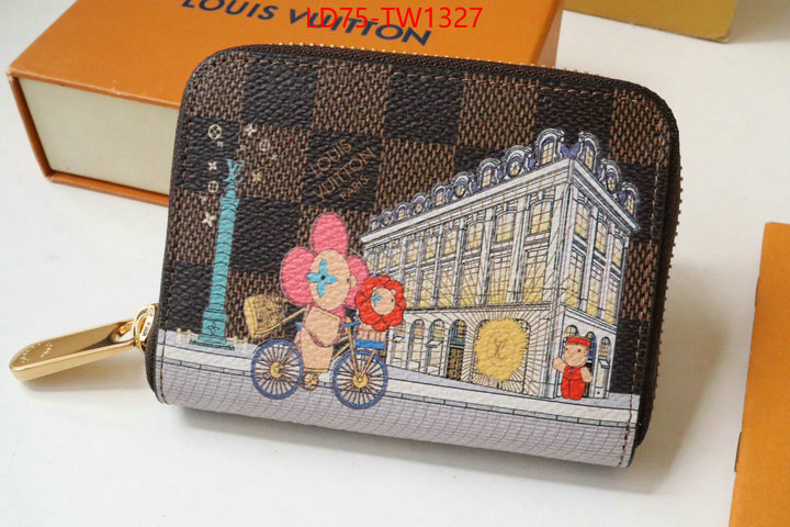 LV Bags(TOP)-Wallet,ID: TW1327,$: 75USD