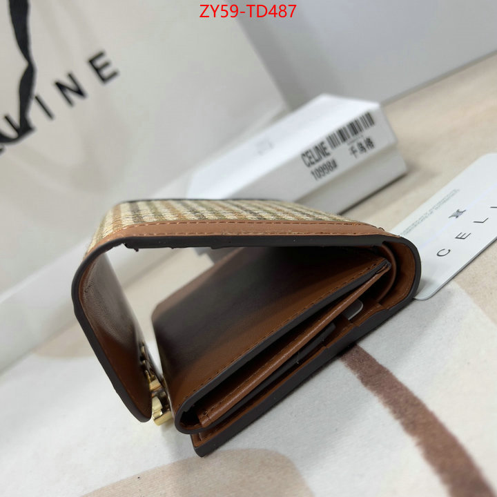 CELINE Bags(4A)-Wallet,outlet 1:1 replica ,ID: TD487,$: 59USD