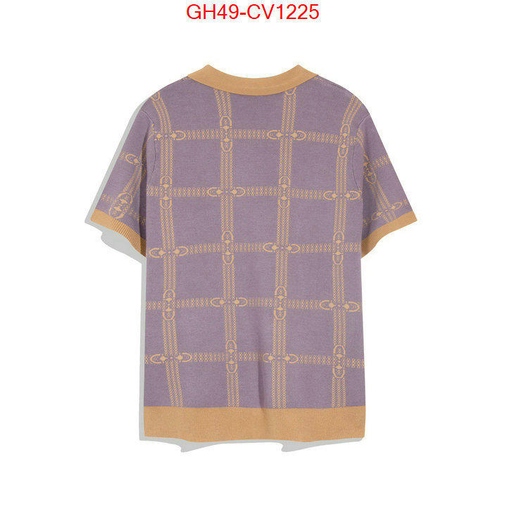 Clothing-Gucci,buy 2023 replica , ID: CV1225,$: 49USD