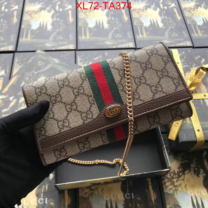 Gucci Bags(4A)-Wallet-,ID:TA374,$: 72USD