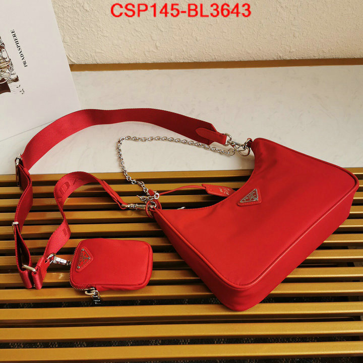 Prada Bags(TOP)-Re-Edition 2005,ID: BL3643,$: 145USD