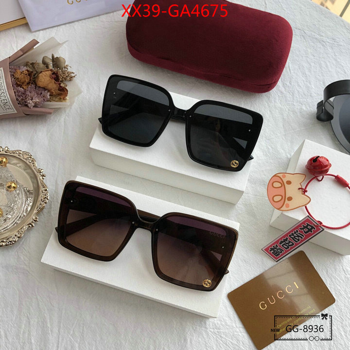 Glasses-Gucci,aaaaa+ class replica , ID: GA4675,$: 39USD