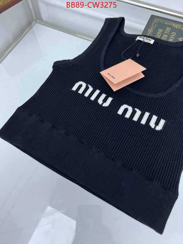 Clothing-MIU MIU,luxury fake , ID: CW3275,$: 89USD