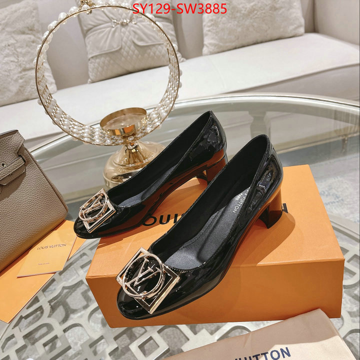 Women Shoes-LV,replcia cheap from china , ID: SW3885,$: 129USD