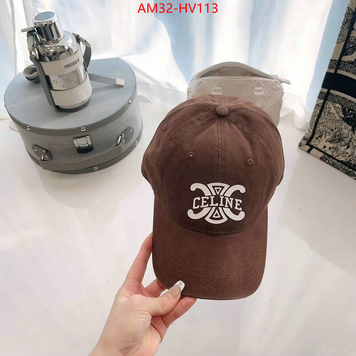 Cap (Hat)-Celine,shop the best high quality , ID: HV113,$: 32USD