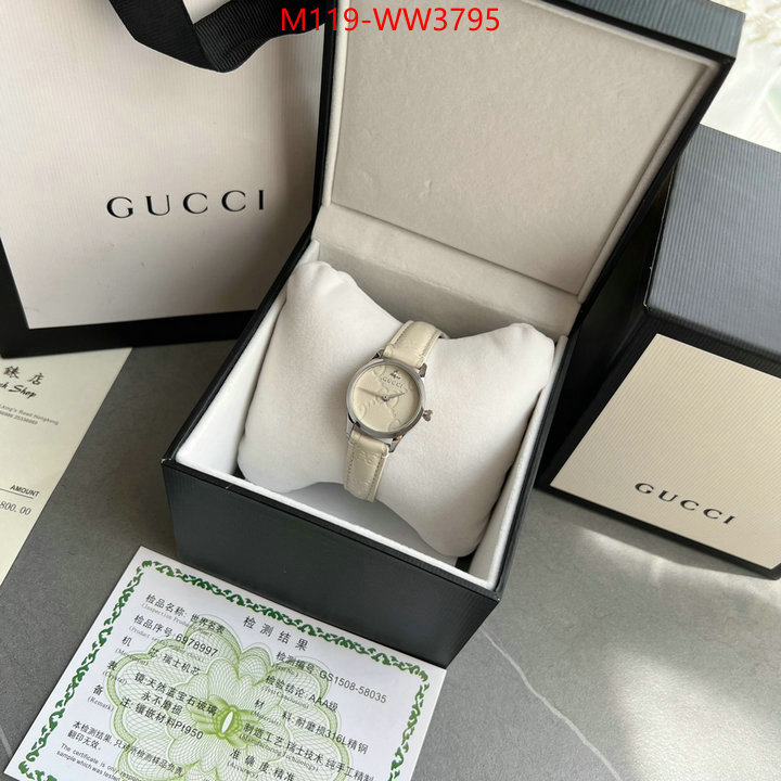 Watch(4A)-Gucci,best quality replica ,ID: WW3795,$: 119USD