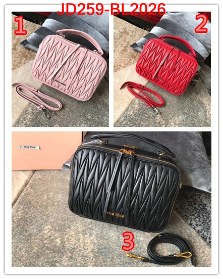 Miu Miu Bags(TOP)-Diagonal-,found replica ,ID: BL2026,$: 259USD