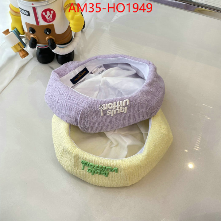 Cap (Hat)-LV,fashion designer , ID: HO1949,$: 35USD