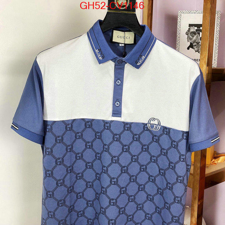 Clothing-Gucci,aaaaa+ replica designer , ID: CV1146,$: 52USD