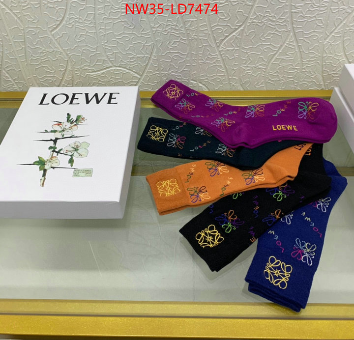 Sock-Loewe,designer 1:1 replica , ID: LD7474,$: 35USD