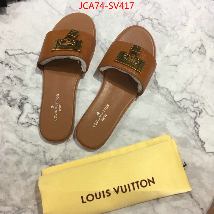 Women Shoes-LV,what 1:1 replica , ID: SV417,$:74USD