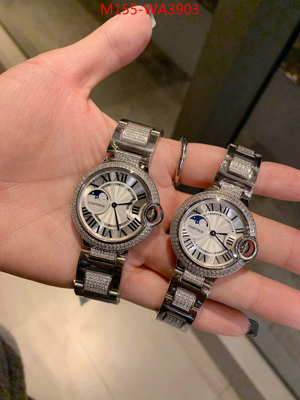 Watch(4A)-Cartier,top quality designer replica ,ID: WA3903,$: 155USD