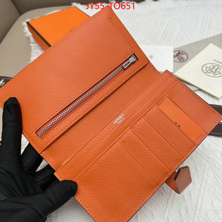 Hermes Bags(4A)-Wallet-,high quality replica ,ID: TO651,$: 55USD