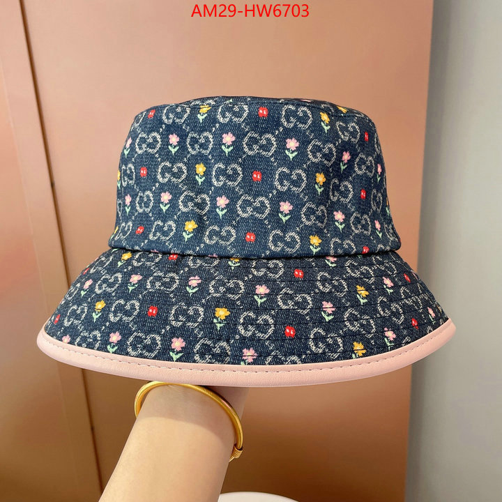 Cap (Hat)-Gucci,can i buy replica , ID: HW6703,$: 29USD