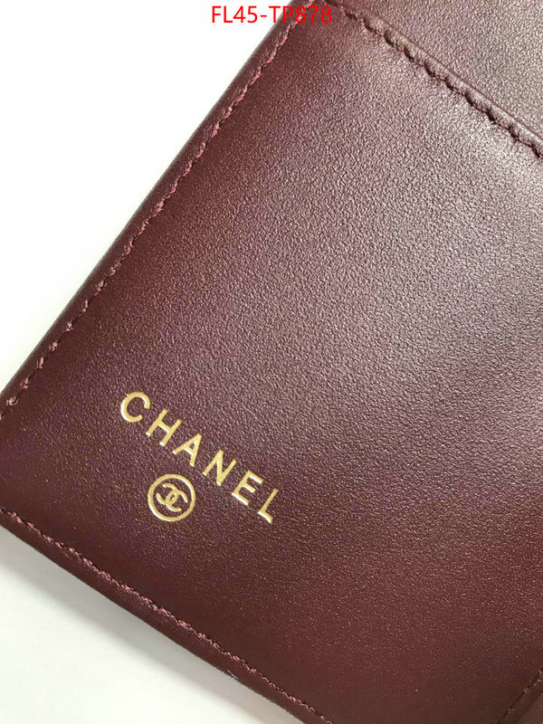 Chanel Bags(4A)-Wallet-,ID: TP878,$: 45USD