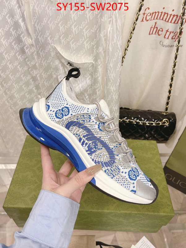 Men Shoes-Gucci,luxury fake , ID: SW2075,$: 155USD