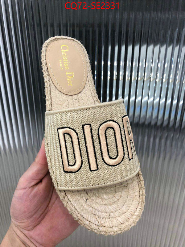 Women Shoes-Dior,the quality replica , ID: SE2331,$: 72USD