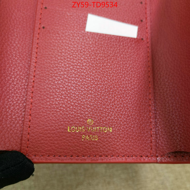 LV Bags(4A)-Wallet,luxury fashion replica designers ,ID: TD9534,$: 59USD